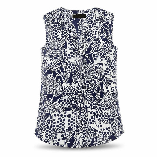 Womens UK Size 10 Paul Costelloe Blue Basic Blouse