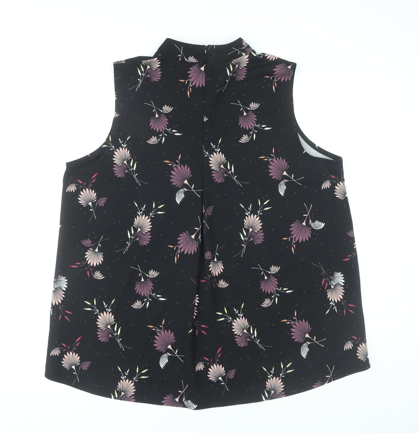 Womens UK Size 20 NEXT Black Tunic Blouse