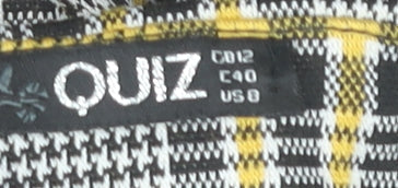 Womens UK Size 12 Quiz Straight & Pencil Tweed Skirt