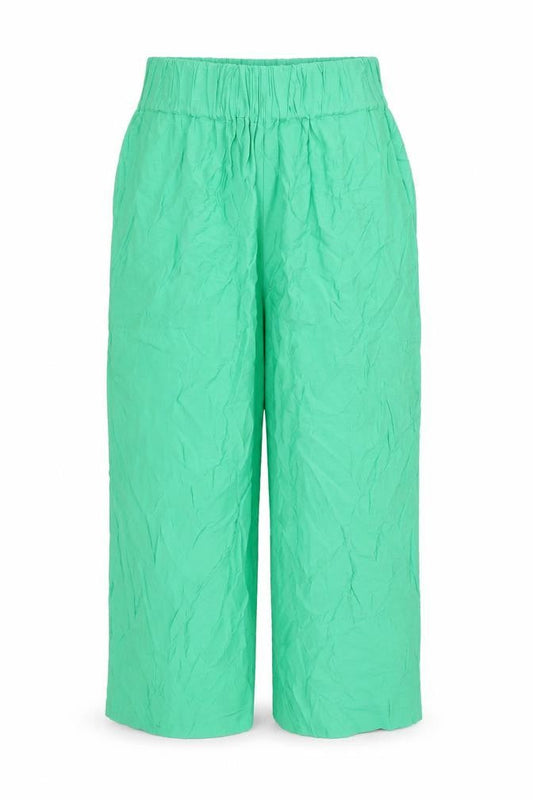 Whistles Women’s Green Size 12 Wide-Leg Lightweight Trousers