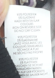 Boohoo Womens Multicoloured Floral Playsuit Size 14 Summer Casual