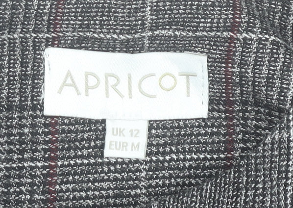 Apricot Women’s Grey Check Shift Dress UK 12 Workwear Business