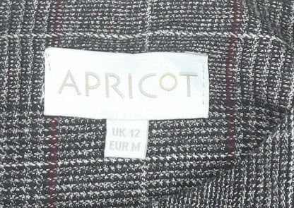 Apricot Women’s Grey Check Shift Dress UK 12 Workwear Business