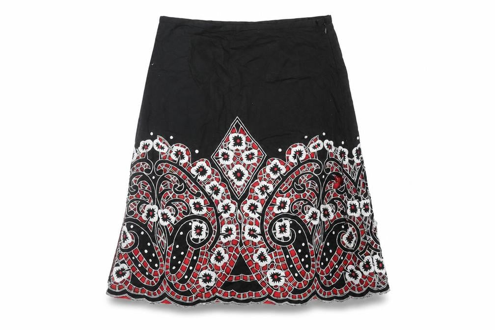 Womens UK Size 14 EAST A-Line Canvas Skirt