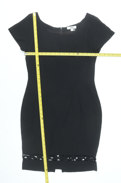 Next Women’s Black Size 10 Sheath Knee Length Dress