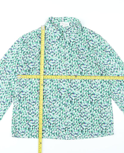 Moon Mood Womens Multicoloured Floral Button-Up Blouse M