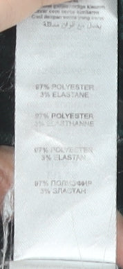 New Look Women’s Green Plaid Ruffle Sleeve Blouse UK 8