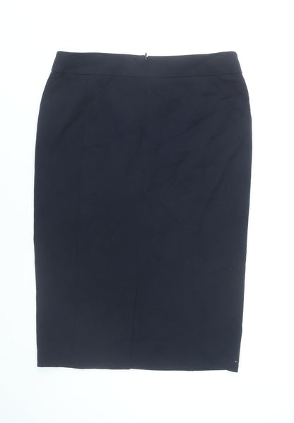 Marks and Spencer Women Black Size 12 Pencil Skirt Workwear