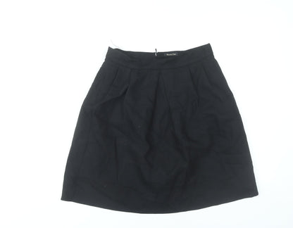 Massimo Dutti Women’s Black Knee Length A-Line Skirt Size 12