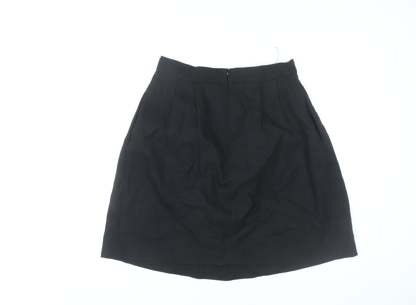 Massimo Dutti Women’s Black Knee Length A-Line Skirt Size 12