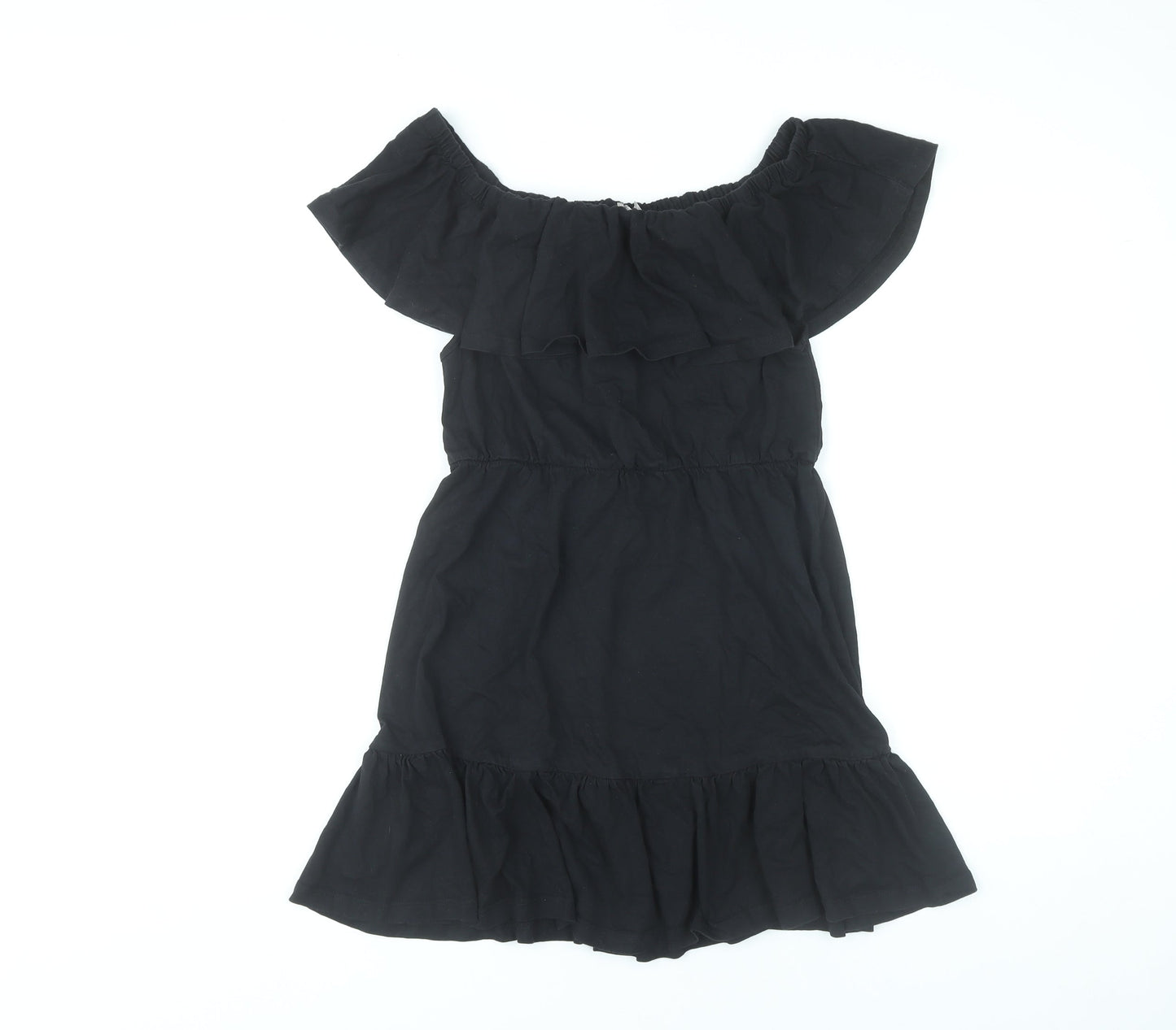 ASOS Women’s Black Off Shoulder Skater Dress Size 12