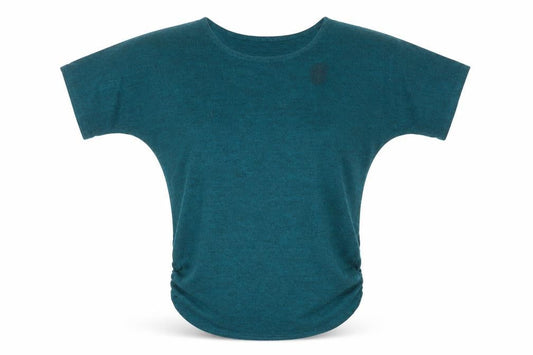 Apricot Womens Green Size 8 Dolman Sleeve Polyester T-Shirt