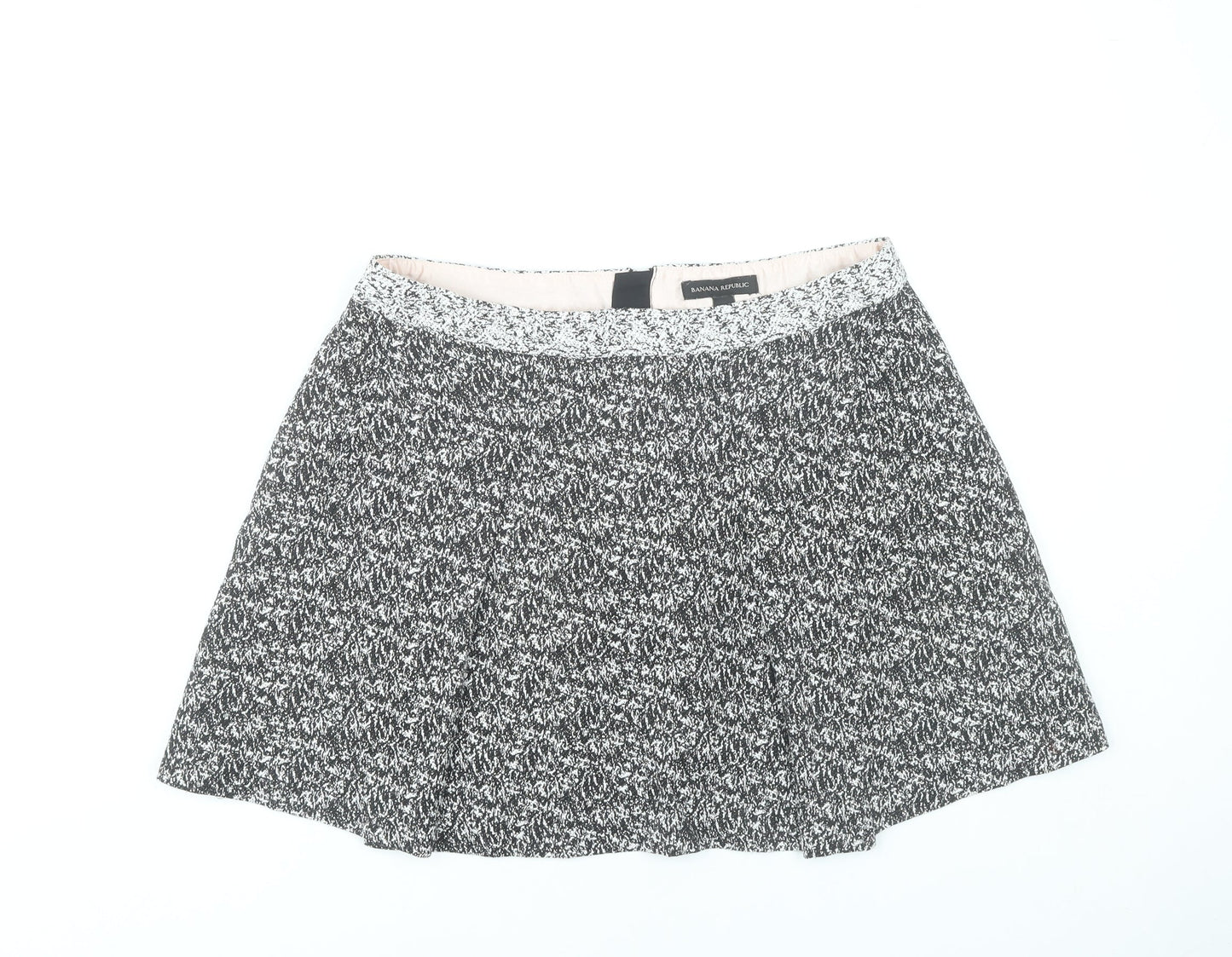 Banana Republic Women’s Black A-Line Skirt Size 12 Cotton Blend