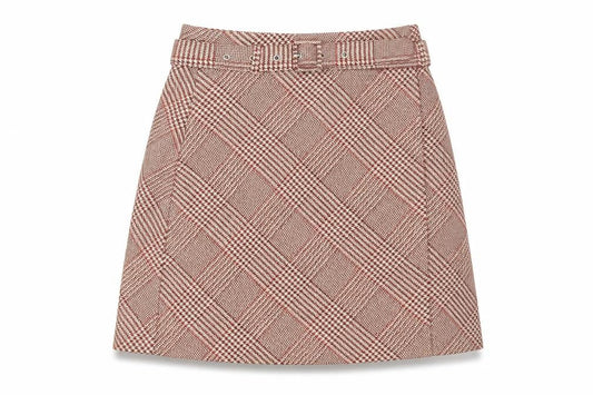 Womens UK Size 8 H&M A-Line Tweed Skirt