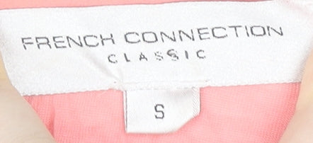 French Connection Women’s Pink Blouse Sleeveless Round Neck Size S