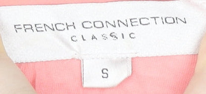 French Connection Women’s Pink Blouse Sleeveless Round Neck Size S