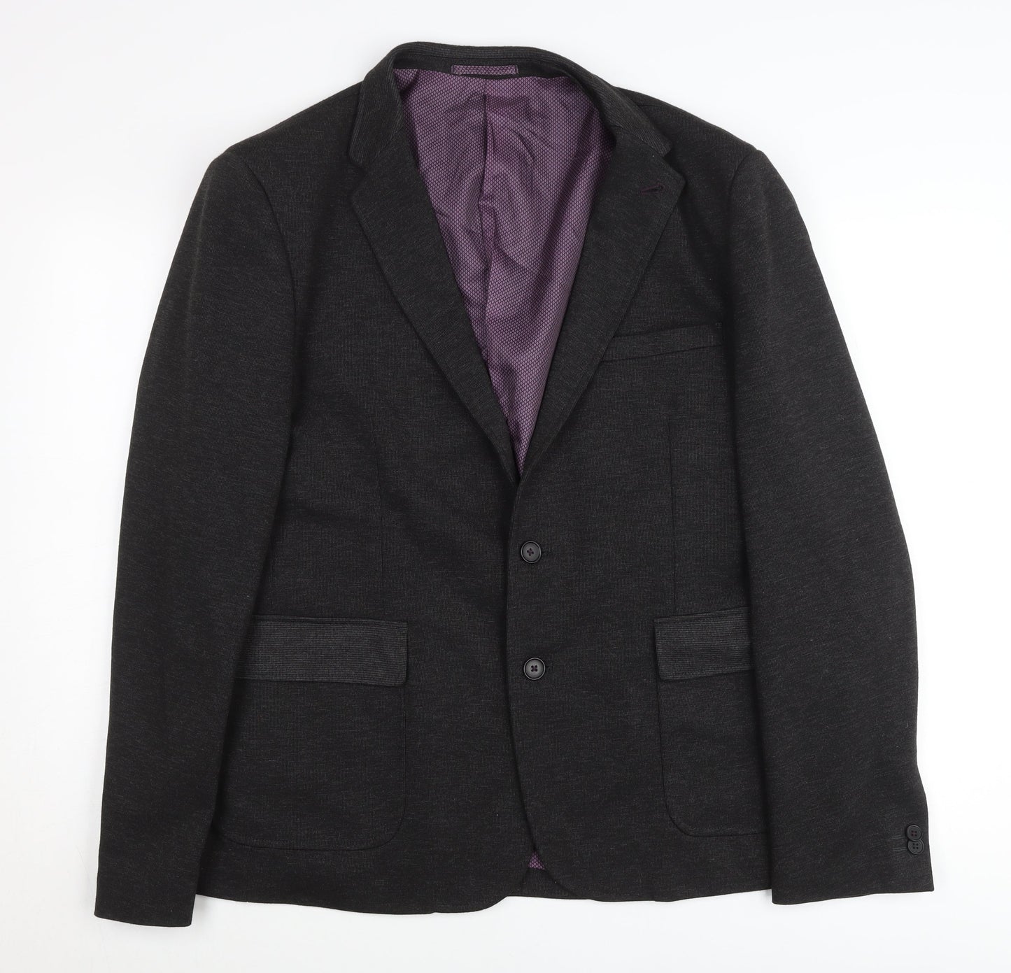 Easy & Company Men’s Grey Slim Fit Blazer Jacket XL