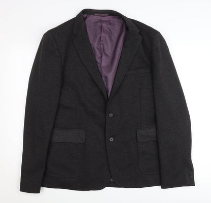 Easy & Company Men’s Grey Slim Fit Blazer Jacket XL