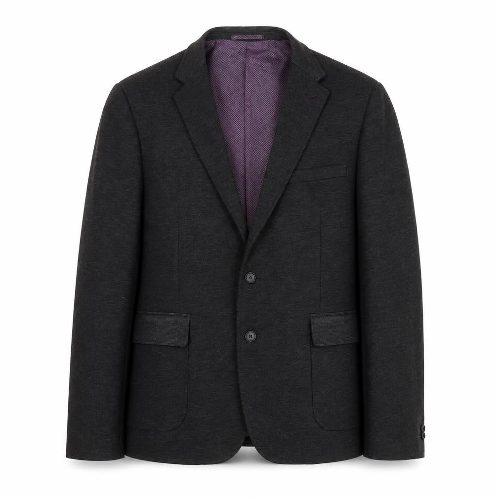 Front view of Easy & Company Men’s Grey Slim Fit Blazer Jacket XL