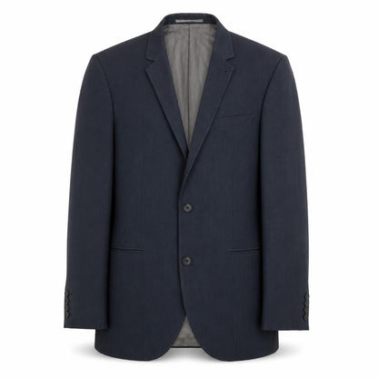 Next Men’s Grey Wool Blend Suit Jacket 36R Notch Lapel 2 Button