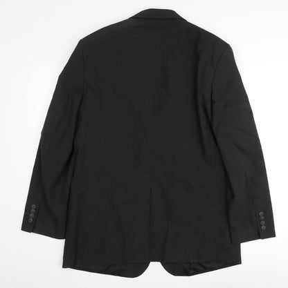 Marks and Spencer Men's Grey 42L Suit Jacket Single Breasted