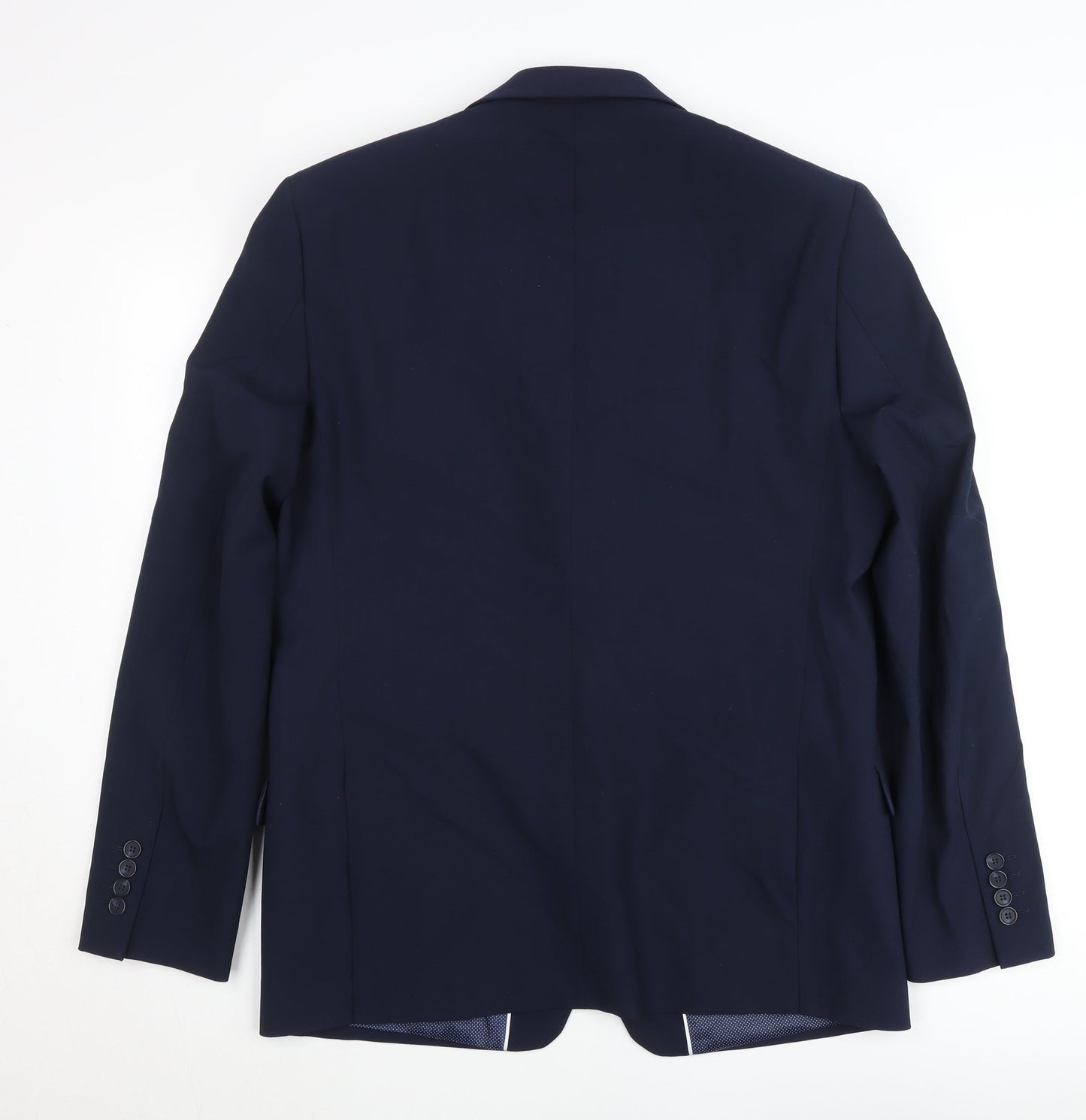 Marks and Spencer Men's Blue Slim Fit Blazer Jacket 42 Chest XL