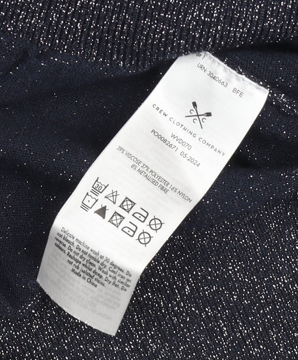 Womens UK Size 8 Crew Clothing Company Grey Pullover Jumper