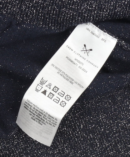 Womens UK Size 8 Crew Clothing Company Grey Pullover Jumper