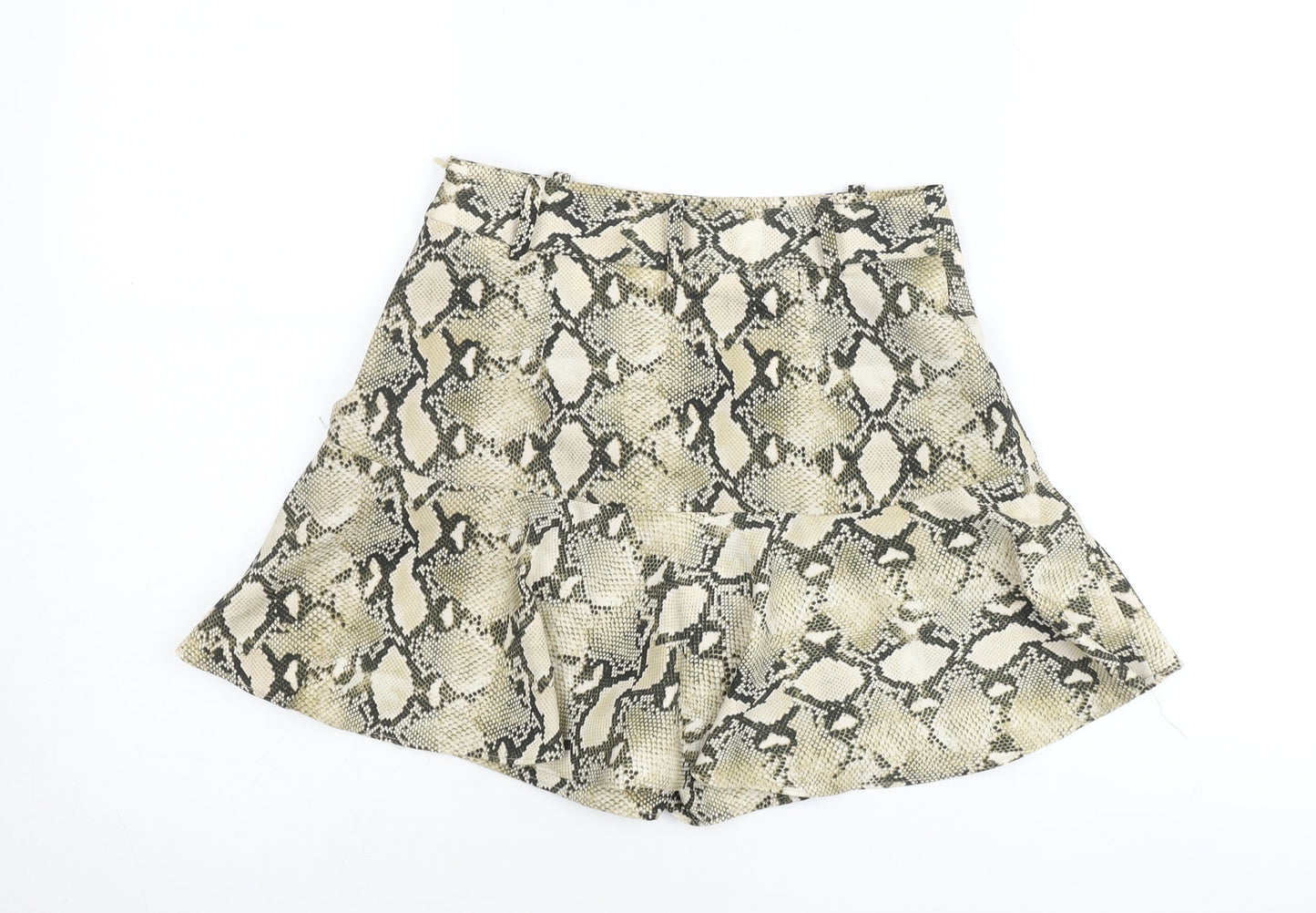 Womens UK Size XS Zara Basic A-Line Knit Skirt