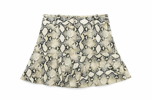 Womens UK Size XS Zara Basic A-Line Knit Skirt
