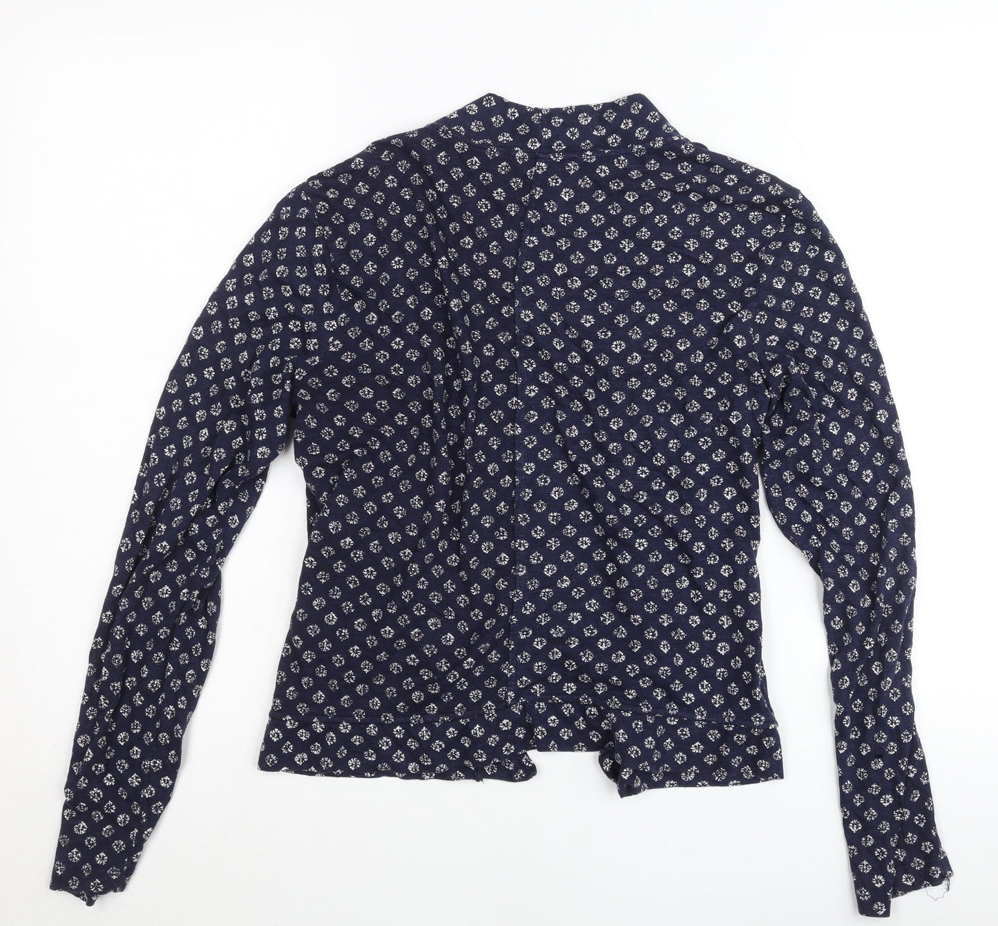 Womens UK Size 10 FatFace Blue Cardigan Jumper