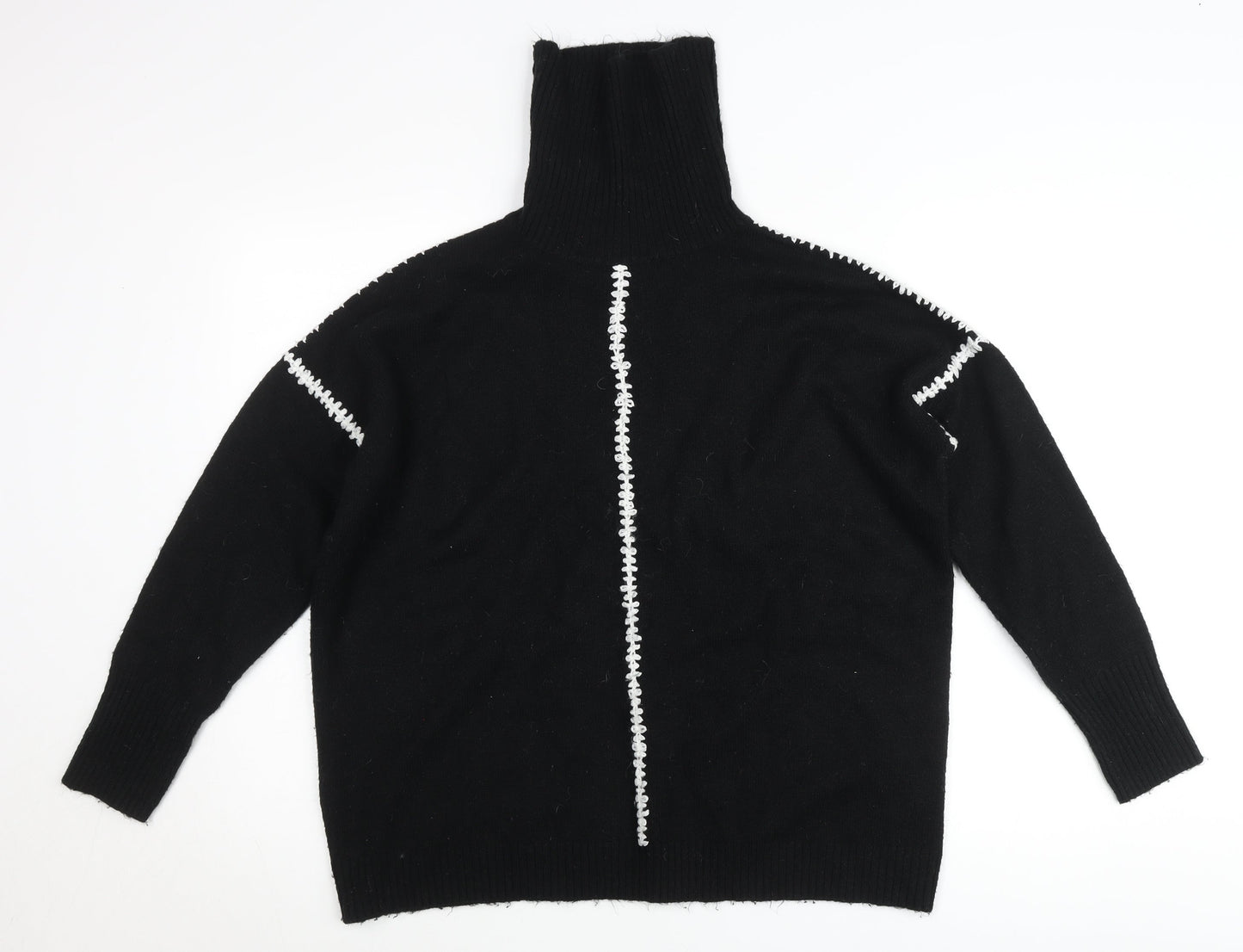 Womens UK Size M Wallis Black Pullover Jumper