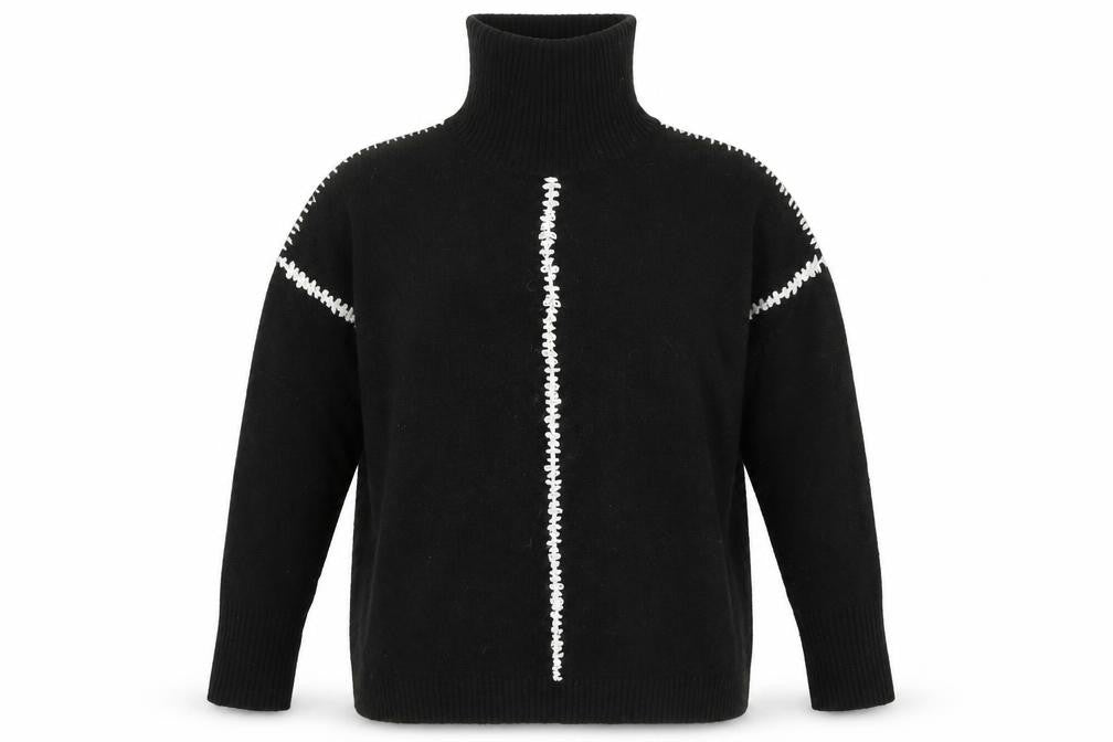 Womens UK Size M Wallis Black Pullover Jumper