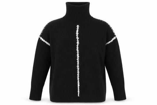 Womens UK Size M Wallis Black Pullover Jumper
