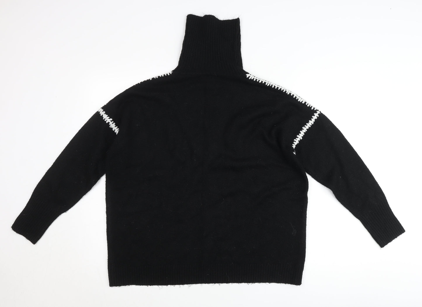 Womens UK Size M Wallis Black Pullover Jumper