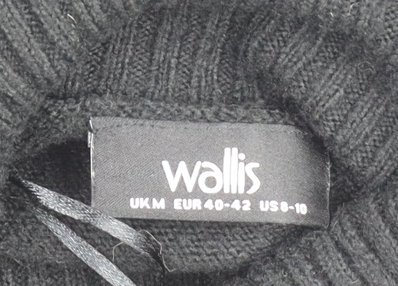 Womens UK Size M Wallis Black Pullover Jumper