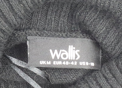 Womens UK Size M Wallis Black Pullover Jumper