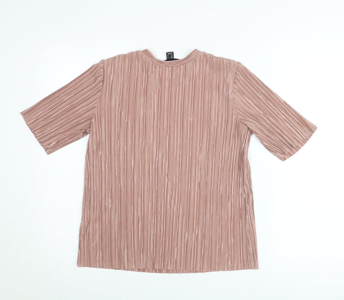 Atmosphere Women Pink Size 10 Short Sleeve Velour T-Shirt