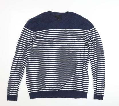 Womens UK Size L ASOS Blue Pullover Jumper