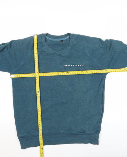 Urban Bear Co Men’s Blue Small Pullover Sweatshirt Crew Neck