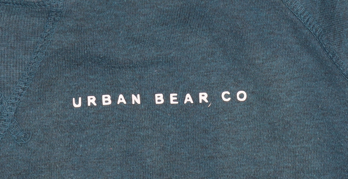 Urban Bear Co Men’s Blue Small Pullover Sweatshirt Crew Neck