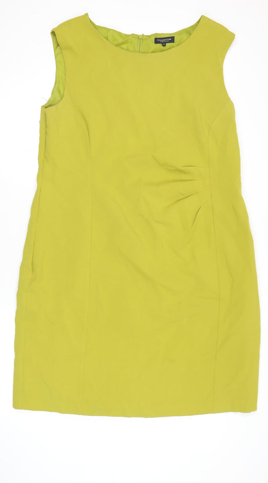 Debenhams Women’s Green Plus Size 22 Sheath Dress Sleeveless Knee Length