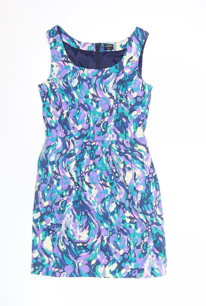 Oasis Women’s Multicoloured Size 10 Sheath Knee Length Dress