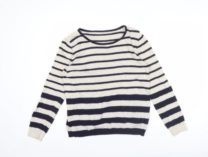 Womens UK Size 14 Marks and Spencer Beige Pullover Jumper