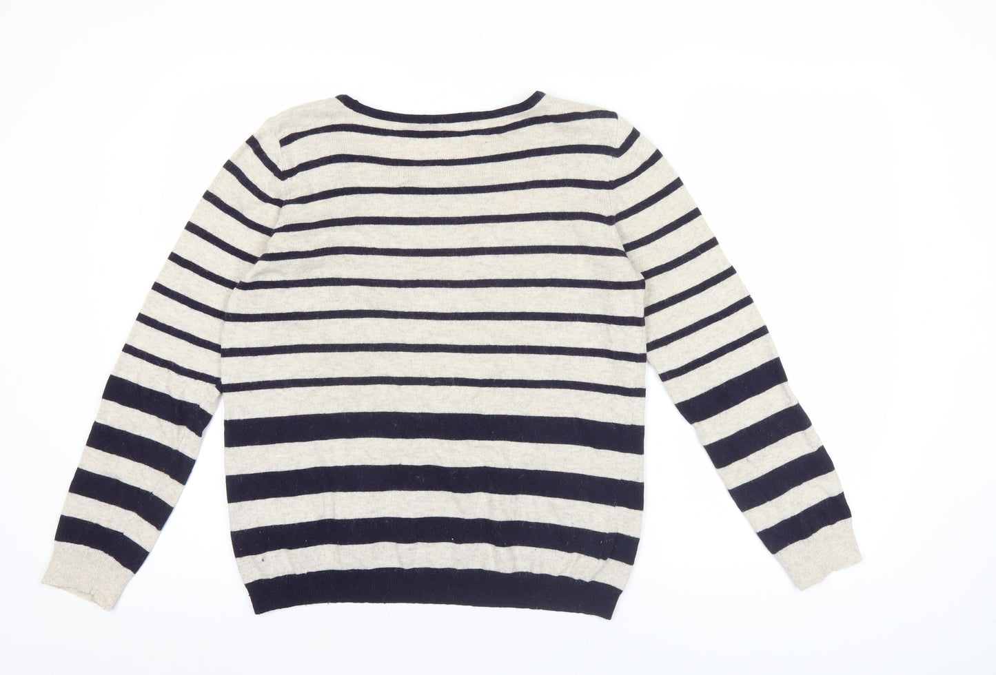 Womens UK Size 14 Marks and Spencer Beige Pullover Jumper