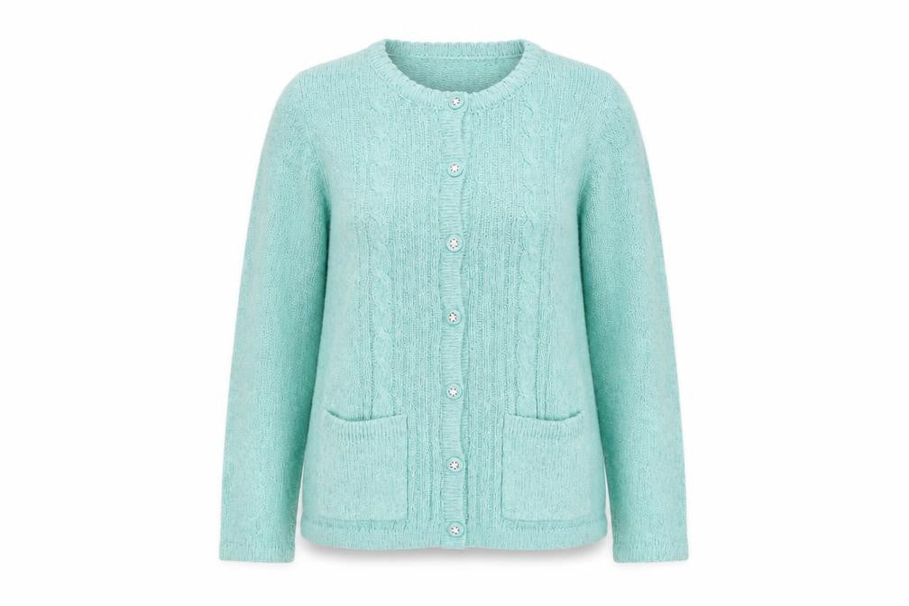 Womens UK Size S Honor Millburn Green Cardigan Jumper