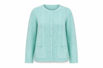 Womens UK Size S Honor Millburn Green Cardigan Jumper