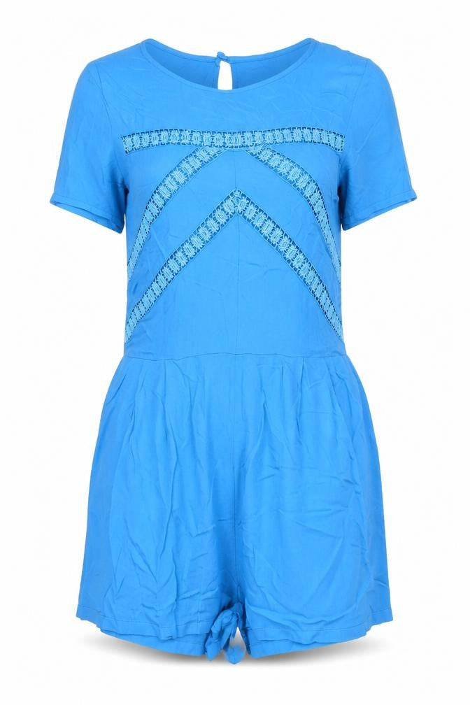 Womens UK Size 12 ASOS One-Piece Blue Playsuit