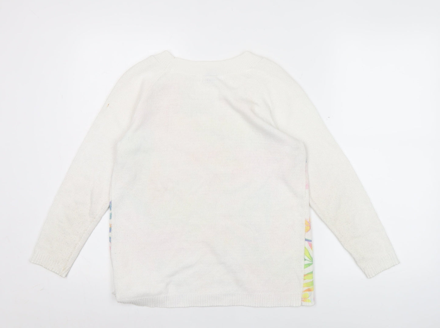 Womens UK Size M BASSINI Multicoloured Pullover Jumper