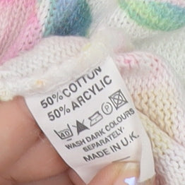Womens UK Size M BASSINI Multicoloured Pullover Jumper